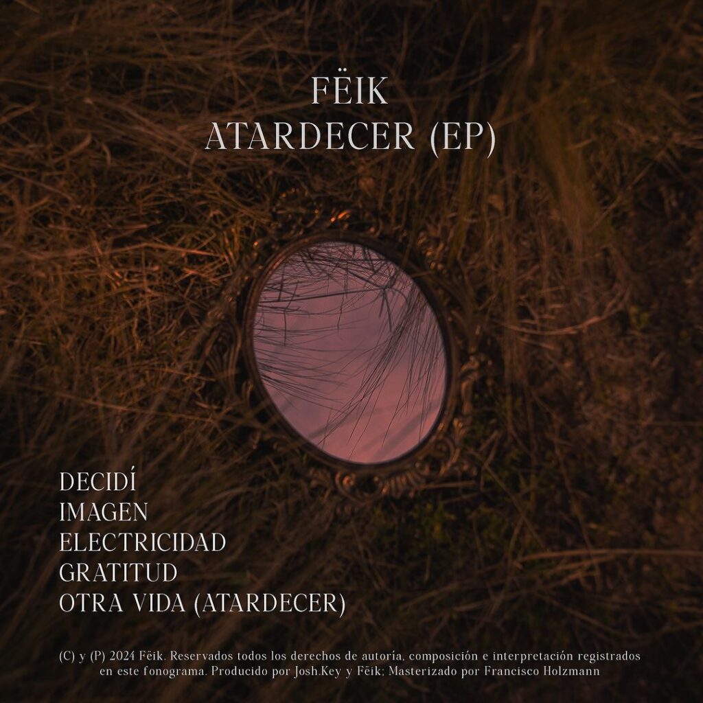 contraportada de el ep "Atardecer" de FEIK