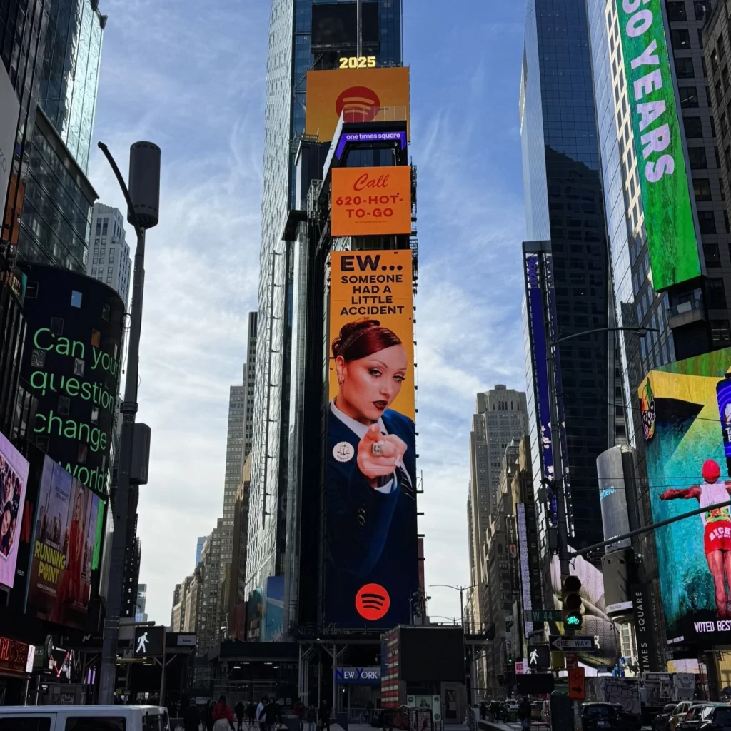 Chappell Roan The Giver New York Times Square